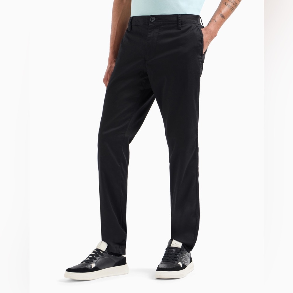 Armani Exchange Men’s Gabardine Trousers Size US 34